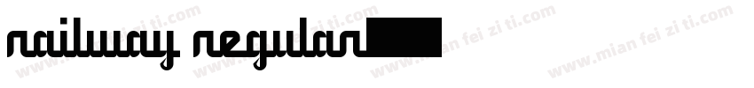 railway regular字体转换